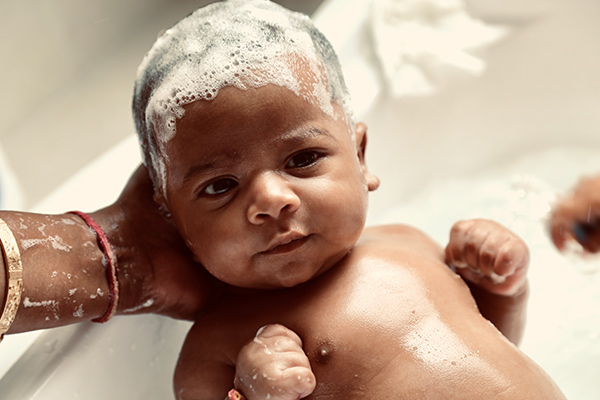 Infant store bath foam