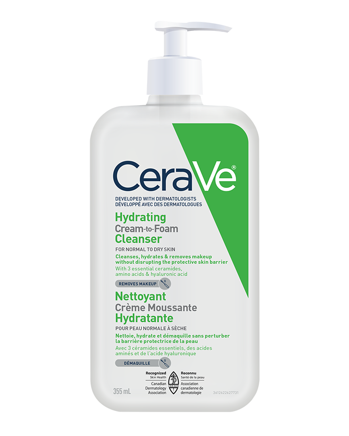 Hydrating Cream-to-Foam Cleanser, Facial Cleanser