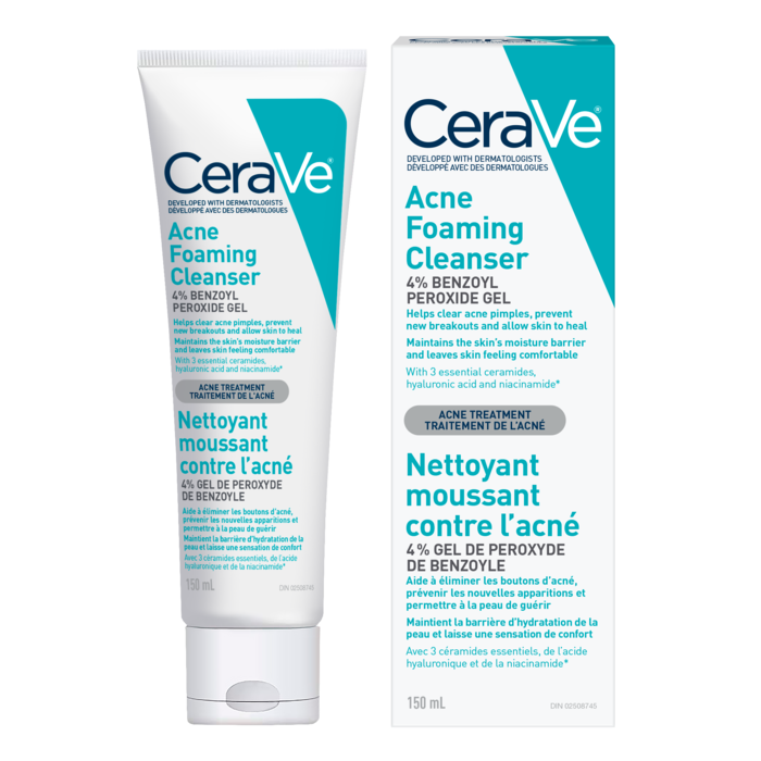 Ciro Kriminel bord Acne Foaming Cleanser with Benzoyl Peroxide | CeraVe Canada