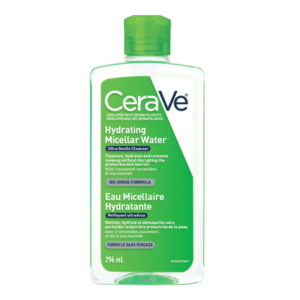 Hydrating Micellar Water Cleanse and Hydrate CeraVe Canada