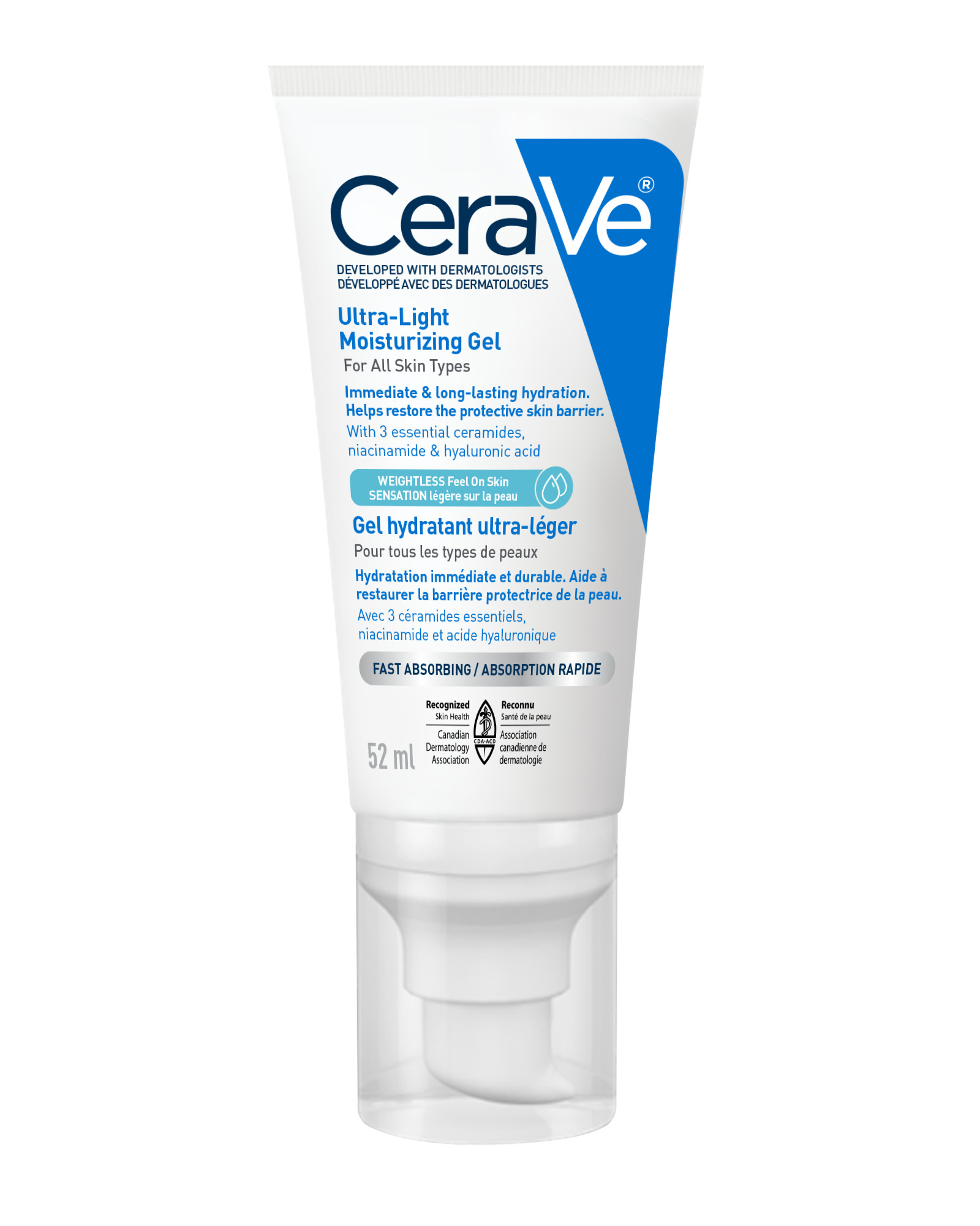 アパレル通販サイトランキング Moisturizing Ultra-Light Gel CeraVe - Acid Hyaluronic with 野菜