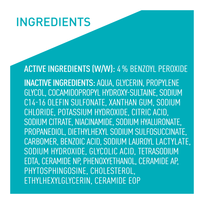 Acne Foaming Cleanser with Benzoyl Peroxide CeraVe Canada