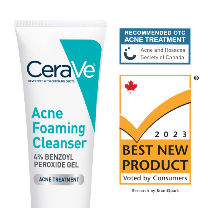 Acne Foaming Cleanser with Benzoyl Peroxide CeraVe Canada