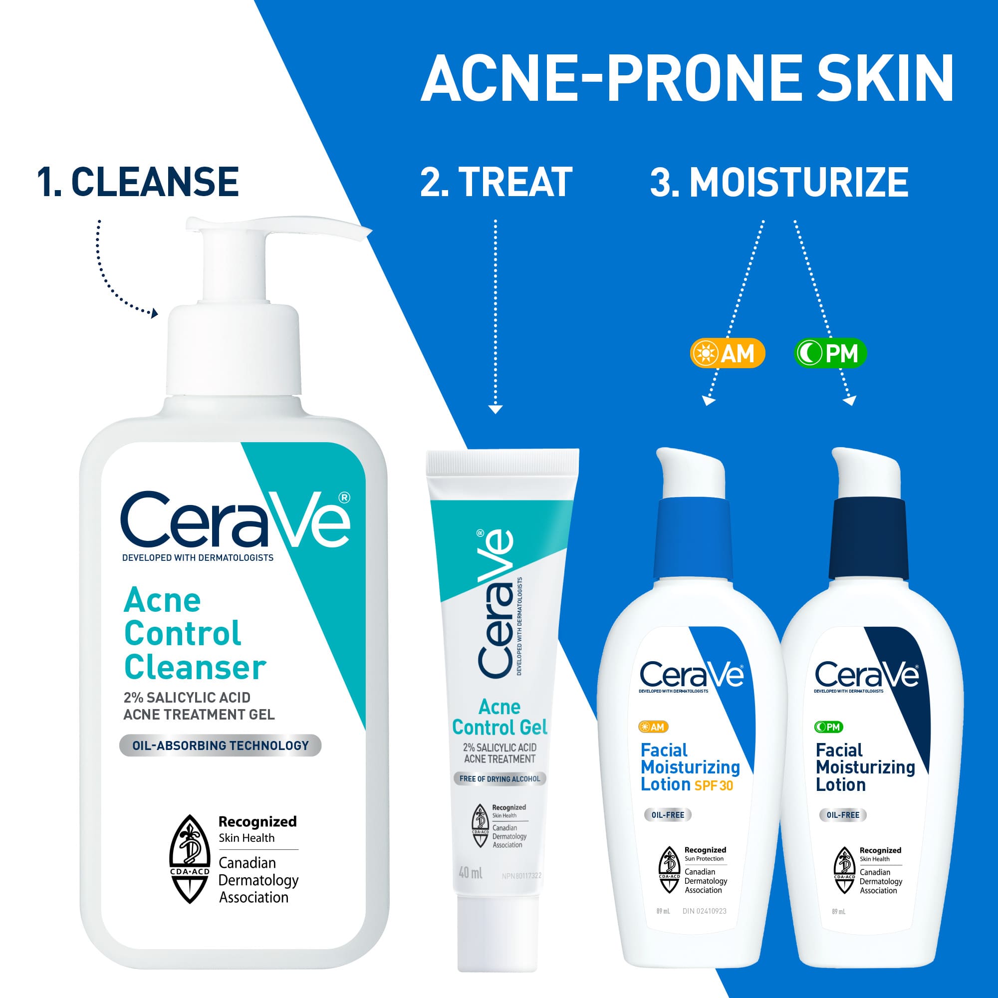 Daily Acne Control Cleanser with 2 Salicylic Acid CeraVe
