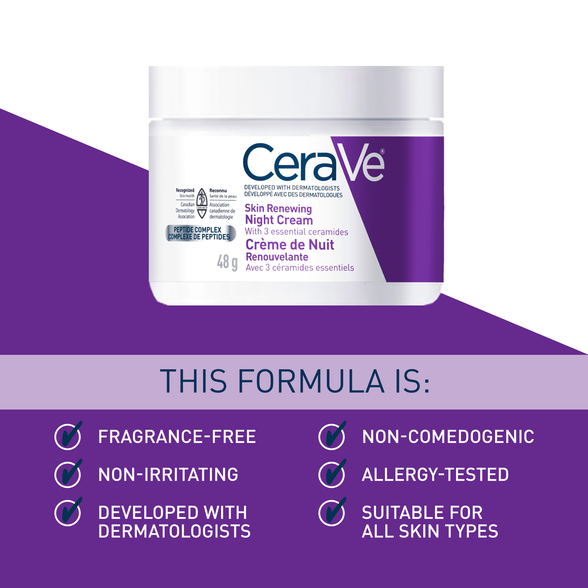Skin Renewing Night Cream | Moisturizers | CeraVe Canada