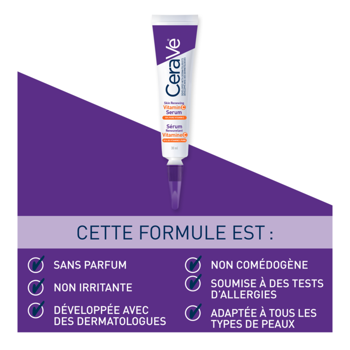 Sérum renouvelant vitamine C Soins de la peau CeraVe